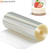 Cake Collars Clear Acetate Transparent Roll- 16cm x 10m