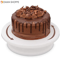 Cake Turntable Rotating Anti-skid Round Cake Decorating Stand Rotary Plate Kitchen DIY Baking Tool Baking Mold