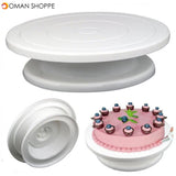 Cake Turntable Rotating Anti-skid Round Cake Decorating Stand Rotary Plate Kitchen DIY Baking Tool Baking Mold