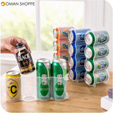 Honana CF-KT04 Cans Storage Box Refrigerator Fridge Organizer Four Case Sauce Bottle Container