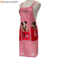 Cartoon Dog Apron Waterproof Kitchen Apron Woman Man Apron Kitchen Apron