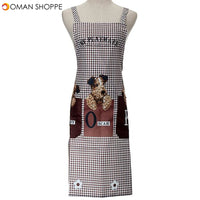 Cartoon Dog Apron Waterproof Kitchen Apron Woman Man Apron Kitchen Apron