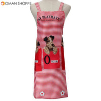 Cartoon Dog Apron Waterproof Kitchen Apron Woman Man Apron Kitchen Apron