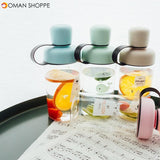 Cartoon Portable Cup Students Water Cup Plastic Cup Cute Design Water Bottle