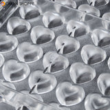 Clear Little Heart Shaped PC Polycarbonate 55 Chocolate Mold Candy Mould Tray