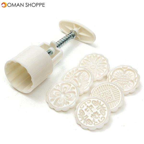 Creative 6 Styles Moon Cake Pastries Sugarcraft Baking Mold Fondant Cutter Decoration Tool