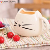 Creative Ceramic Cat Animal Coffee Cup Mug Water Milk Cup Couples Lovers Cup