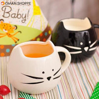 Creative Ceramic Cat Animal Coffee Cup Mug Water Milk Cup Couples Lovers Cup