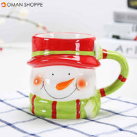 Creative Christmas Gift Ceramic Tea Mugs Water Container Cups And Mugs Top Grade Porcelain Coffee Cup Drinkware