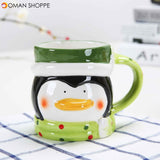 Creative Christmas Gift Ceramic Tea Mugs Water Container Cups And Mugs Top Grade Porcelain Coffee Cup Drinkware