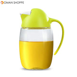 Creative Penguin Leak Proof Oil Bottle Vinegar Dispenser Sprayer Glass Automatic Flip Cruet with Pouring Spout Plastic Canisters Spices Vinegar Sauce Pot Kitchen Utensils Containers Storage lid Oiler