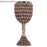 Creative skull Red Wine goblet 3D stereoscopic stainless knight Wine Glass