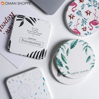 Cup Mat Pad Diatom Mud Coaster Flamingo Placemat Wine Drink Holder Tea Coffee Coasters 