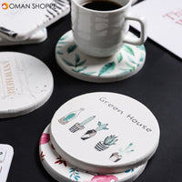 Cup Mat Pad Diatom Mud Coaster Flamingo Placemat Wine Drink Holder Tea Coffee Coasters 