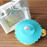 Cute Elephant Silicone Anti-dust Mug Cap Cup Lid Leakproof Cover 