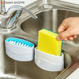 Detachable Cutlery Brush Cleaner Sucker Fork Spoon Cleaner Utensil Sink Scrubber Kitchen Helper