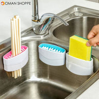 Detachable Cutlery Brush Cleaner Sucker Fork Spoon Cleaner Utensil Sink Scrubber Kitchen Helper