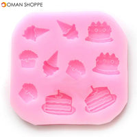 DIY Ice Cream Silicone Fondant Cake Mold Soap Chocolate Mold