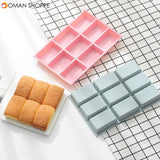 DIY Kitchen Supplies Cake Bakeware Pan Rectangular Silicone Mold Baking Tools Toast Mould Easter Bread Baking Tool