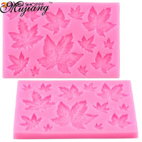 DIY Maple Leaf Silicone Cupcake Baking Mold Christmas Fondant Cake Decorating Tools Gumpaste Chocolate Candy Clay Moulds XL299