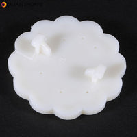 DIY Moon Cake Cutter Mold  Flowers Round 4 Stamps Moon Cake Mould Cake Decoration Tool