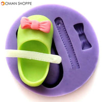 DIY Small Shoes Silicone Mold Cake Pudding Chocolate Soap Mould