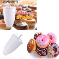 Donut Maker Dispenser Plastic Light Donut Making Artifact Fast Easy Donut Mould Waffle Doughnut Machine