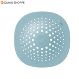 Drain Mesh- For Kitchen & Bathroom- Hair Catcher Sink Strainer Light Blue