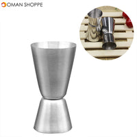 Drink Measure Cup Cocktail Shaker Jigger Single Double Shot Short Stainless Steel Spirit Party Wine Cup