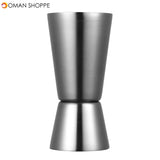 Drink Measure Cup Cocktail Shaker Jigger Single Double Shot Short Stainless Steel Spirit Party Wine Cup