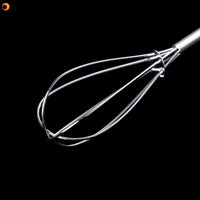 Whisk Egg Rotary Egg Mixer Beaters Ceramics Handle Balloon Twist Bowl Scraper