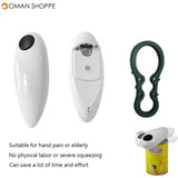 Electric Can Opener One Touch Automatic Jar Opener Bottle Opener Electric Hands Free Kitchen Gadgets