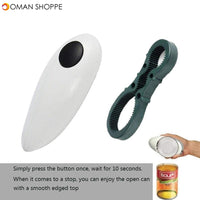 Electric Can Opener One Touch Automatic Jar Opener Bottle Opener Electric Hands Free Kitchen Gadgets