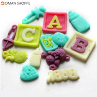 F0490 Silicone Baby Letter Bear Cake Mould Fondant Decoration Mould