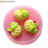 F0520 Silicone Pumpkin Cake Mould Fondant Soap Chocolate Cake Mould