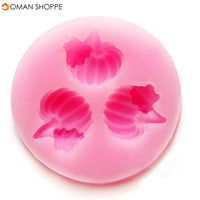 F0520 Silicone Pumpkin Cake Mould Fondant Soap Chocolate Cake Mould