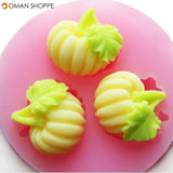 F0520 Silicone Pumpkin Cake Mould Fondant Soap Chocolate Cake Mould