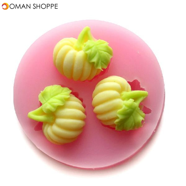 F0520 Silicone Pumpkin Cake Mould Fondant Soap Chocolate Cake Mould