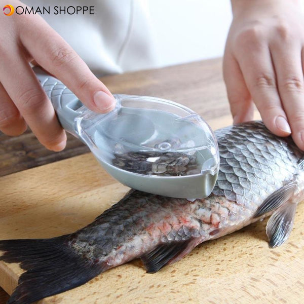 Fish Skin Scale Brush Scraping Fishing Scale Brush Graters Fish knife Cleaning Peeler Scraper With Knife