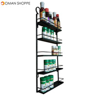 Five-layer Iron Storage Kitchen Rack Household Bathroom Arrangement for Sitting Room Receives