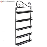 Five-layer Iron Storage Kitchen Rack Household Bathroom Arrangement for Sitting Room Receives