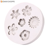 Flower Silicone Fondant Mold Cake Mould Decorating Baking Mold Sugarcraft Pastry Tool