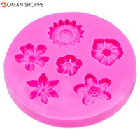 Flower Silicone Fondant Mold Cake Mould Decorating Baking Mold Sugarcraft Pastry Tool