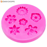 Flower Silicone Fondant Mold Cake Mould Decorating Baking Mold Sugarcraft Pastry Tool