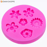 Flower Silicone Fondant Mold Cake Mould Decorating Baking Mold Sugarcraft Pastry Tool