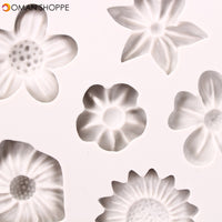 Flower Silicone Fondant Mold Cake Mould Decorating Baking Mold Sugarcraft Pastry Tool