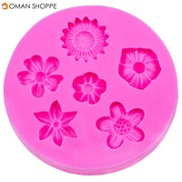 Flower Silicone Fondant Mold Cake Mould Decorating Baking Mold Sugarcraft Pastry Tool