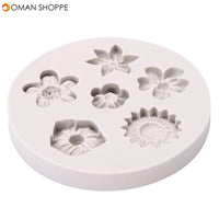 Flower Silicone Fondant Mold Cake Mould Decorating Baking Mold Sugarcraft Pastry Tool
