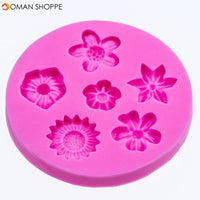 Flower Silicone Fondant Mold Cake Mould Decorating Baking Mold Sugarcraft Pastry Tool
