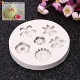 Flower Silicone Fondant Mold Cake Mould Decorating Baking Mold Sugarcraft Pastry Tool